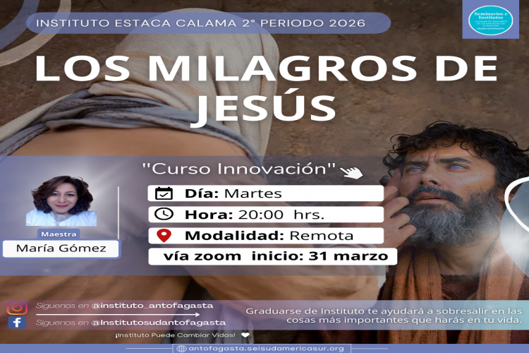 Los Milagros de Jesús, Curso Online CALAMA